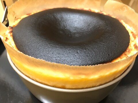 簡単♡♡ホワイトチョコ入りバスクチーズケーキ